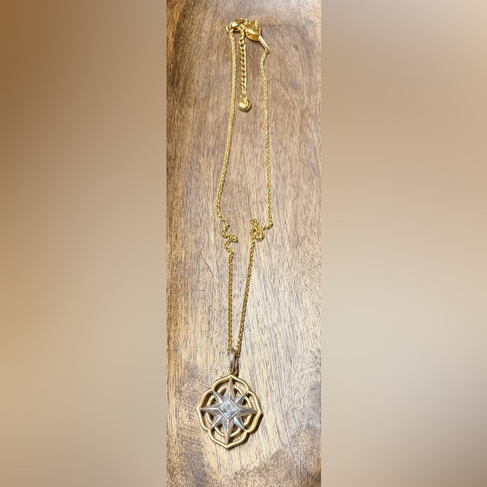 Brighton Radiant Gold and Silver Pendant Necklace 18” adjustable